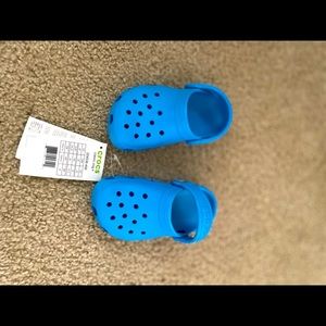 Blue crocs